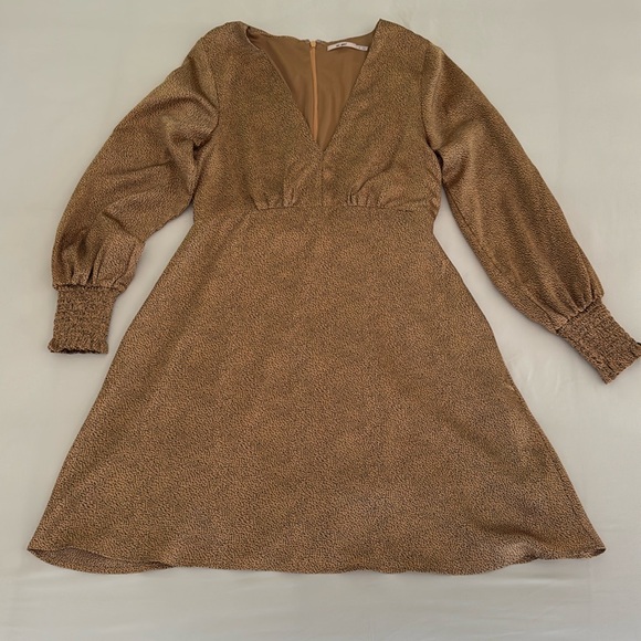 Gold holiday dress small - Picture 1 of 5